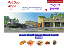 Tablet Screenshot of hotdogworld.net